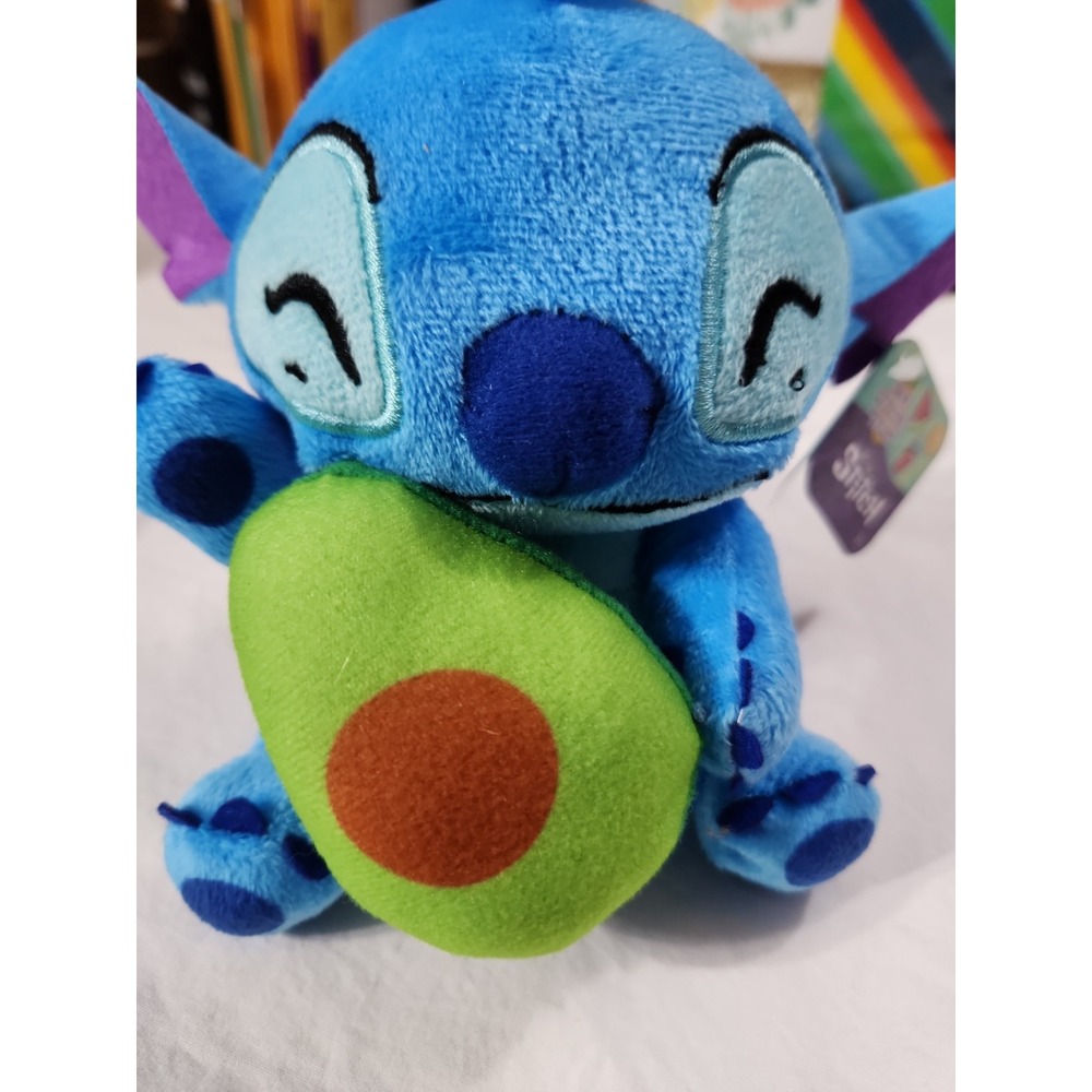 Disney Stitch With Avacado Feed Me Series Plush Toy 5"